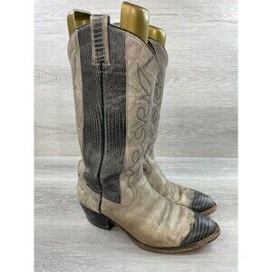 Texas Imperial M52 Men's 7D Gray Leather Almond Toe Cowboy Western Boot